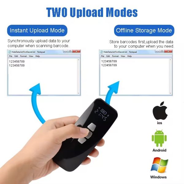 Bluetooth barcode reader