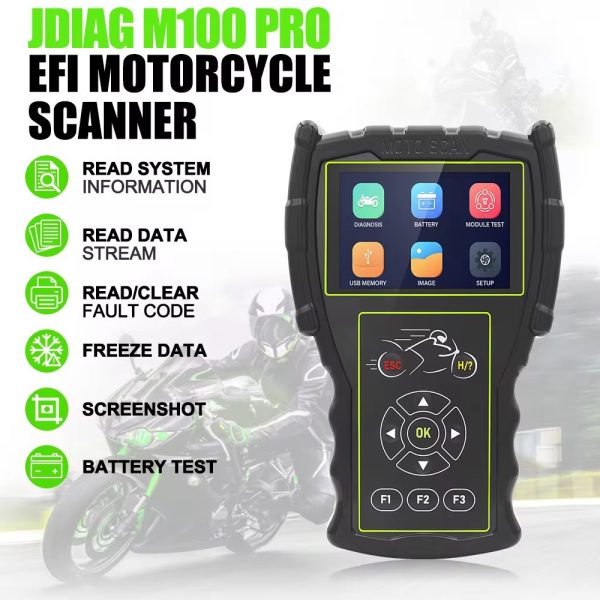 JDiag M100 Pro Full Version Motorbike Scanner - 1 year warranty - Image 3